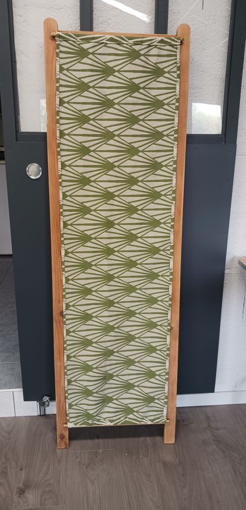 Paravent, DIY, Couture ameublement, couture machine, décoration, tissu tendu.